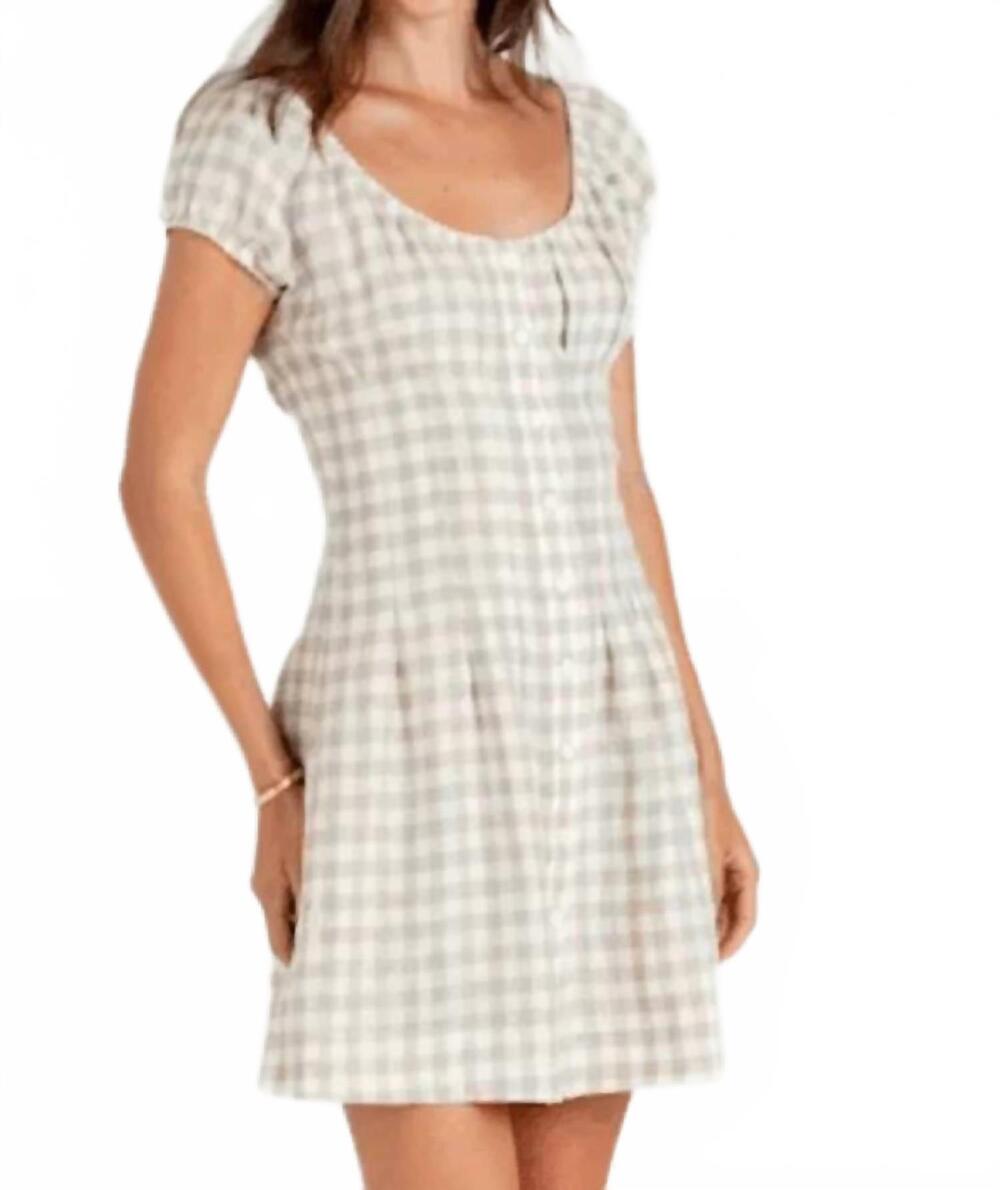 NEW SUNDAYS brighton dress in gingham